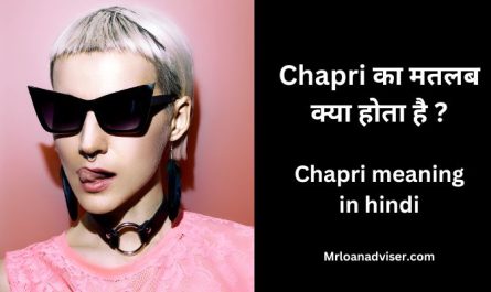 Chapri meaning in hindi