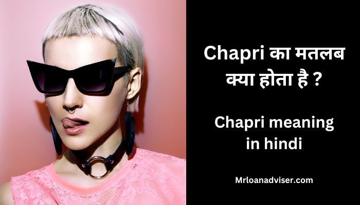 Chapri का मतलब क्या होता है ? – Chapri meaning in hindi